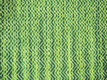 Load image into Gallery viewer, Green mélange carpet, 125x62cm., Natural Dye