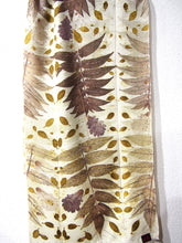 Load image into Gallery viewer, 100% Merino Wool Ecoprint Scarf, Natural Dye