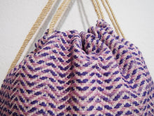 Carica l'immagine nel visualizzatore di Gallery, Zainetto a sacca in Tessuto, 6 Colori, Tintura Naturale