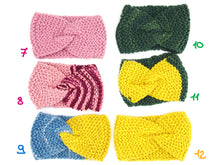 Carica l'immagine nel visualizzatore di Gallery, Fascia copri orecchie 100% Lana Merinos, 6 tonalità, Tintura Naturale