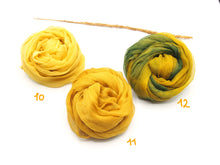 Carica l'immagine nel visualizzatore di Gallery, Sciarpa media 100% Seta, 19 varianti, Tintura Naturale