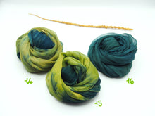 Carica l'immagine nel visualizzatore di Gallery, Sciarpa media 100% Seta, 19 varianti, Tintura Naturale