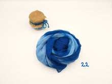 Carica l'immagine nel visualizzatore di Gallery, Sciarpa media 100% Seta, 19 varianti, Tintura Naturale