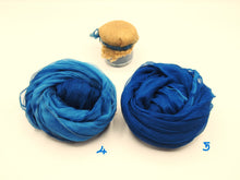 Carica l'immagine nel visualizzatore di Gallery, Sciarpa media 100% Seta, 19 varianti, Tintura Naturale