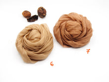 Load image into Gallery viewer, Medium scarf 100% Silk, 25 Shades, Natural Dye