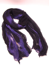 Carica l'immagine nel visualizzatore di Gallery, Stola/Sciarpa grande 100% Seta, 16 tonalità, Tintura Naturale