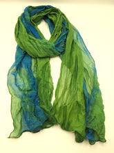 Load image into Gallery viewer, Medium scarf 100% Silk, 25 Shades, Natural Dye