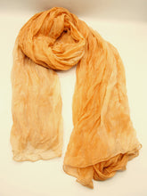 Load image into Gallery viewer, Large stole 100% Silk, 11 shades, Natural Dye