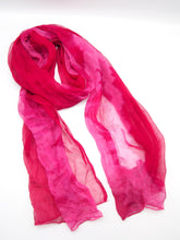 Carica l'immagine nel visualizzatore di Gallery, Sciarpa media 100% Seta, 19 varianti, Tintura Naturale