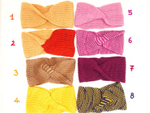 Carica l'immagine nel visualizzatore di Gallery, Fascia copri orecchie 100% Lana Merinos, 18 tonalità, Tintura Naturale