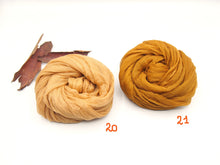 Carica l'immagine nel visualizzatore di Gallery, Stola/Sciarpa grande 100% Seta, 16 tonalità, Tintura Naturale