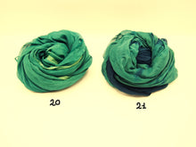 Load image into Gallery viewer, Medium scarf 100% Silk, 25 Shades, Natural Dye