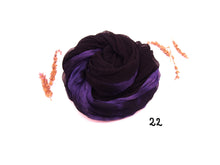 Carica l'immagine nel visualizzatore di Gallery, Stola/Sciarpa grande 100% Seta, 16 tonalità, Tintura Naturale