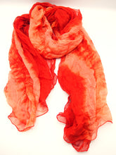 Load image into Gallery viewer, Large stole 100% Silk, 11 shades, Natural Dye