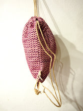 Lade das Bild in den Galerie-Viewer, Zainetto a sacca in Tessuto, 6 Colori, Tintura Naturale

