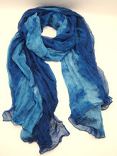 Load image into Gallery viewer, Large stole 100% Silk, 11 shades, Natural Dye
