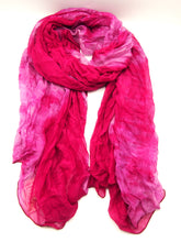 Load image into Gallery viewer, Large stole 100% Silk, 11 shades, Natural Dye
