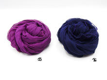 Carica l'immagine nel visualizzatore di Gallery, Sciarpa media 100% Seta, 21 colori, Tintura Naturale
