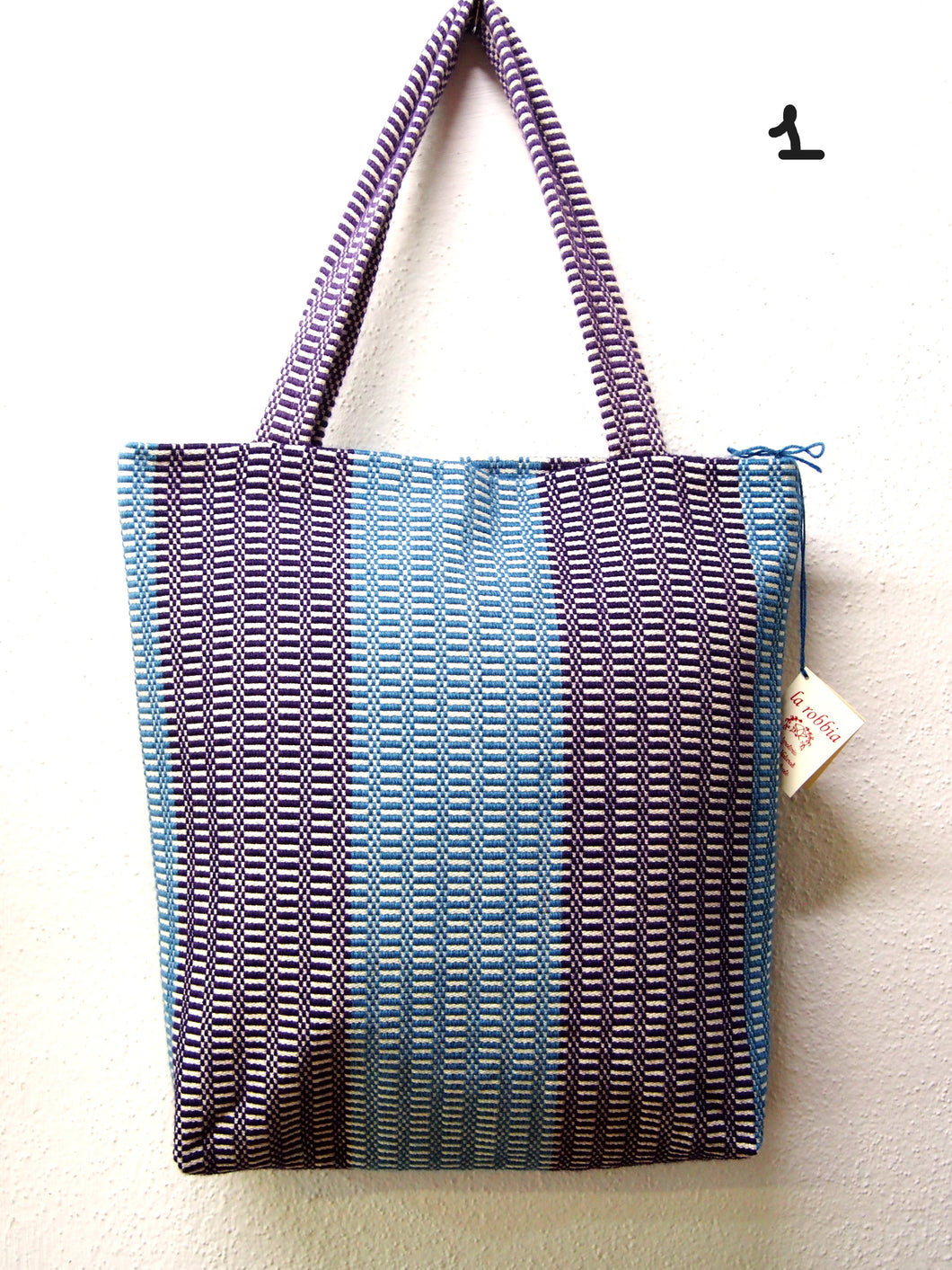 Borsa a spalla in tessuto, 3 varianti, Tintura Naturale