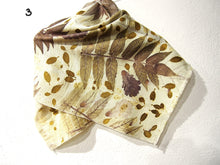 Load image into Gallery viewer, 100% Merino Wool Ecoprint Scarf, Natural Dye
