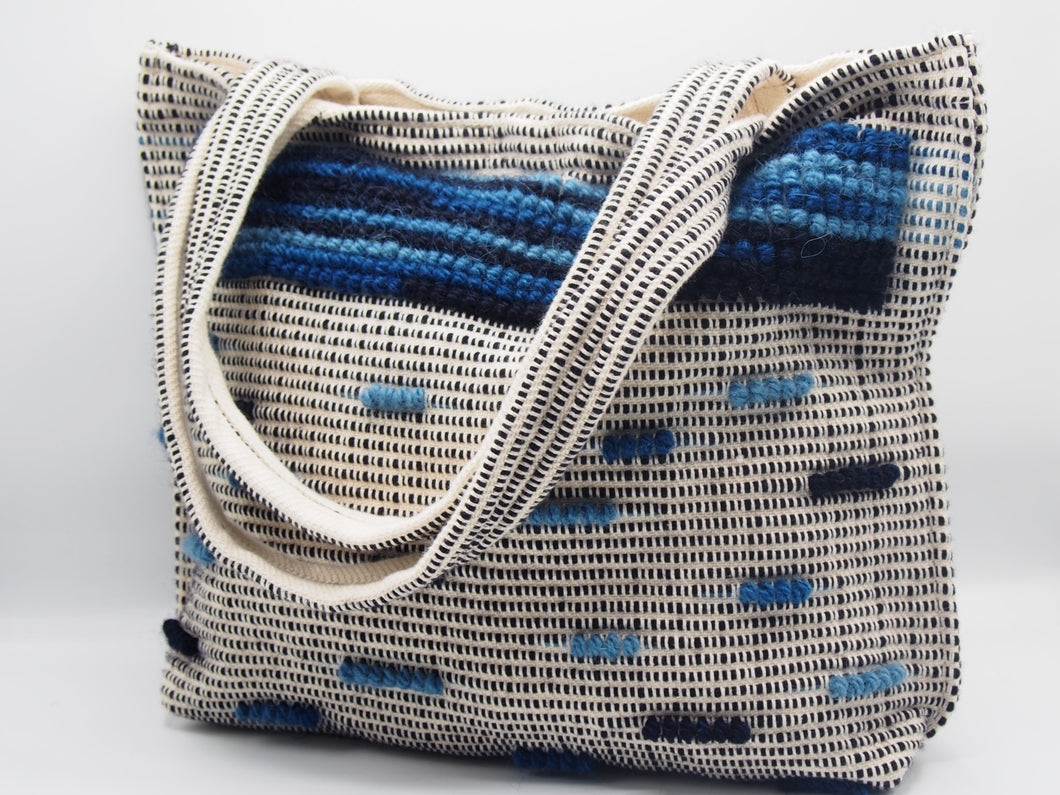 Shoulder bag made on a loom, Natural Dye