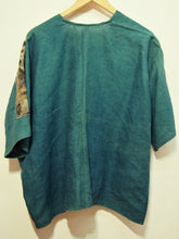 Carica l&#39;immagine nel visualizzatore di Gallery, Kimono 100% Lino con Ecoprint, Tintura Naturale
