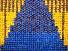 Lade das Bild in den Galerie-Viewer, Pibiones Teppich aus sardischer Wolle und Baumwolle, handgefertigt, natürlich gefärbt
